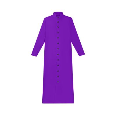 XUNRYAN Men Women Choir Roman Cassock Church Robe Clergy Pulpit Liturgical Vestment Robe Coat Pastor Robes Halloween Costume