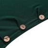 Maternity Side Button Ruched Tunic Tops Long Sleeve T-Shirts (Green1-Long) view 3