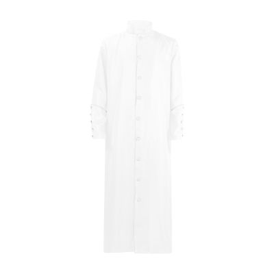 XUNRYAN Men Women Choir Roman Cassock Church Robe Clergy Pulpit Liturgical Vestment Robe Coat Pastor Robes Halloween Costume