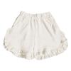Toddler Girls Ruffles Shorts Pants Kids Baby Workout Fashion Skirt Shorts Beach Shorts Pull on Shorts (White, 5-6 Years) view 1