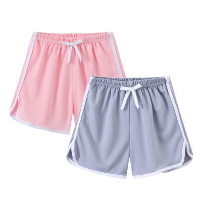 2 Pack Toddler Girls Soccer Basketball Shorts Little Kids Solid Color Athletic Volleyball Sports (H, 18-24 Months)