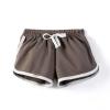 Boys Girls Soccer Basketball Cotton Shorts Toddler Kids Athletic Dance Dolphin Short Active Gym (Grey, 3-4 Years) view 2