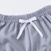 3PC Toddler Girls Basketball Shorts Soccer Shorts Baby Boys Shorts for Gym Running Sports Athletic (Grey, 5-6 Years) view 3