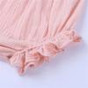Newborn Baby Girls Boys Bubble Shorts Infant Bloomer Cotton Linen Blend Cute Shorts Loose Ruffle (Pink, 18-24 Months) view 2