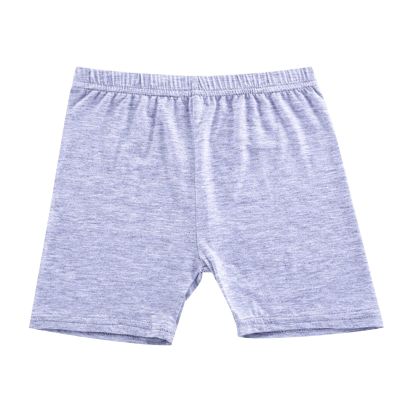 2 Pack Girls Solid Pull-On Bike Shorts Cartwheel Shorts for Toddler Biker Under Dress Dance Kids (Grey, 5-6 Years)