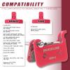 BUCKLOS 2 Pairs Multi Metallic Bike Disc Brake Pads - Bicycle Disk Brake Pads for Zoom/Shimano Deore XT XTR LX SLX Hone Alfine Saint and 160mm MTB Disc Brake Rotor with 6 Bolts view 4