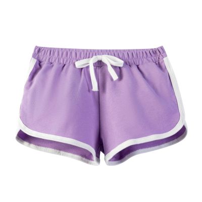 Boys Girls Soccer Basketball Cotton Shorts Toddler Kids Athletic Dance Dolphin Short Active Gym (Purple, 5-6 Years)
