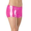 Girls Gymnastic Shorts Sequin Ballet Dance Shorts Metallic Gym Shorts for Toddler Biker Short (Hot Pink, 3-4 Years) view 3