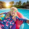 Whale Kids Swim Goggles Wear Comfortable UV400 Antifog Polarized Swimming Goggles Suitable for ages 3-14 (Pink) view 3