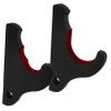 KICHOUSE 1pair Wooden Baseball Bat Display Holder Wall-mounted Storage Rack for Horizontal Bat Organization and for Home Garage Display view 1