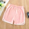 Toddler Kids Boys' Soccer Shorts Cotton Gym Athletic Shorts Boys Girls Pull on Basketball Running (Pink, 3-4 Years) view 2