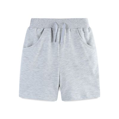 Toddler Boys' Soccer Shorts Chino Short Cotton Casual Pants with Pockets Solid Color Shorts Basketball (Grey, 3 Years)