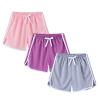 3PC Toddler Girls Basketball Shorts Soccer Shorts Baby Boys Shorts for Gym Running Sports Athletic (K, 18-24 Months) view 1