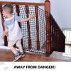 Climbing Net for Outdoor 5cm/6mm Rope Netting, Knotless Polyester Protective Mesh Sports Netting, Garden Rope Net Stadium Decorative Fence(1.5x4m/4.9x13.1ft) view 2
