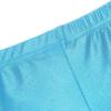 Girls Team Basic High Waist Metallic Dance Short Gym Athletic Sequin Shorts Tumbling Bottoms (Sky Blue, 3-4 Years) view 4