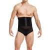 NineFit Basics Men's Compression Shapewear Tummy Control Shorts High Waist Underwear Body Leg Girdle Boxer Briefs Black, Medium view 2