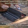 CAMPINGMOON Storage Box for Camping Outdoor Hammer Lantern Black BK-30 view 2
