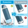 Beonsky 2 PCS Glitter Silicone Boot for Owala Water Bottle 40 oz, Anti-Slip Protective Sleeve for FreeSip/Twist/Flip Stainless Steel Water Bottles Accessories view 3
