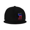 Joisbs Seen Enough Vote Republican Classic Unisex Sun Hat with Flat Brim - Adjustable and Stylish for Outdoor Adventures! Black view 4