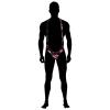 BedBliss 2024New, Men's Singlet Bodysuit, Rainbow Pride Hot Men's Jumpsuit Flirting Leotard, Men's Wrestling Bodysuit.Breast Cancer Awareness view 3