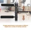 ZyKnaurral Leg Extension and Leg Curl Machine, Adjustable Leg Extension and Curl Machine Squat Rack Attachment, Max Load 610 lbs,16mm view 3