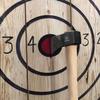 WICING 15.7" Throwing Axe, 1065 Manganese Steel Hatchet, Beech Wood Handle for Axe Throwing - 3 Pack view 3