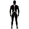 BedBliss 2024New, Men's Singlet Bodysuit, Rainbow Pride Hot Men's Jumpsuit Flirting Leotard, Men's Wrestling Bodysuit.Watermelon view 4