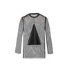 Men T Shirt Mesh Patchwork Transparent O-Neck Long Sleeve Tee Tops Streetwear Party Camisetas 1-L view 1