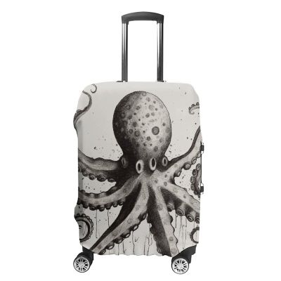 NQLYUT Luggage Cover Elastic Suitcase Cover Anti-Scratch Suitcase Covers Travel Octopus Luggage Covers Luggages Protector for Travel Adult Luggages Decorative 18-32 Inch