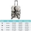 NQLYUT Luggage Cover Elastic Suitcase Cover Anti-Scratch Suitcase Covers Travel Octopus Luggage Covers Luggages Protector for Travel Adult Luggages Decorative 18-32 Inch view 2
