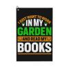 SIYTUAU I Just Want to Work in My Garden and Read My Books Golf Towel 16 x 24 Inch Golf Towels for Golf Bags with Carabiner Clip Polyester Golf Towel Golf Accessories for Men Women view 1