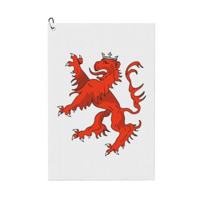 SIYTUAU Flag of The Rubenid Dynasty Golf Towel 16 x 24 Inch Golf Towels for Golf Bags with Carabiner Clip Polyester Golf Towel Golf Accessories for Men Women