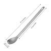 Horoper Titanium Cutlery Set Camping,Long Handle Metal Cutlery,Lightweight Long Handled Titanium Fork Spoon Metal Cutlery Set for Outdoor Camping (long handle spoon and fork) view 2