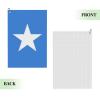 SIYTUAU Flag of Somalia Golf Towel 16 x 24 Inch Golf Towels for Golf Bags with Carabiner Clip Polyester Golf Towel Golf Accessories for Men Women view 2