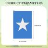 SIYTUAU Flag of Somalia Golf Towel 16 x 24 Inch Golf Towels for Golf Bags with Carabiner Clip Polyester Golf Towel Golf Accessories for Men Women view 3