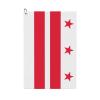 SIYTUAU Flag of The District of Columbia Golf Towel 16 x 24 Inch Golf Towels for Golf Bags with Carabiner Clip Polyester Golf Towel Golf Accessories for Men Women view 1