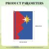 SIYTUAU Flag of Pocatello, Idaho Golf Towel 16 x 24 Inch Golf Towels for Golf Bags with Carabiner Clip Polyester Golf Towel Golf Accessories for Men Women view 3