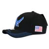 CHL Trading US AIR Force Hat USAF Officially Licensed Veteran Military Baseball Cap (US, Alpha, Large, Air Force 08 - Black) view 4