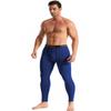 ATTIQOZI 6,5,4 Pack Mens Compression Pants Leggings Athletic Workout Baselayer Running Tights Bl/Gr/Bl/Gr/Dark Blue XL view 2