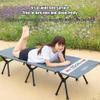 WDFYJ Outdoors Camping Cot with Side Pocket, Ultralight Folding Backpacking Cot, Supports 120kg, Portable Camping Bed for Camping Hiking Travel Home view 2