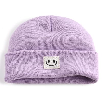FURTALK Baby Beanie Knitted Hats Boys Girls Toddler Kids Winter Soft Warm Skull Cap Light Purple