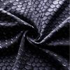 Base Underwear for Men Muscle Fit Quick Dry Breathable Sport Tops Long Sleeve Snake Print Compression Sport Shirt Black view 3