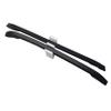 2Pcs Fits for Ranger 2023 2024 Aluminum Top Side Rail Bar Roof Rail Rack Black Crossbar view 2