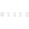 HYffUUOP Eyewear Light Eyewear Frames Fashion Rivets Eyeglass Frames Creative Polygonal Leopard Optical Glasses Frames Portable Eyeglasses view 2