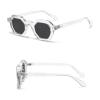 HYffUUOP Eyewear Light Eyewear Frames Fashion Rivets Eyeglass Frames Creative Polygonal Leopard Optical Glasses Frames Portable Eyeglasses view 4