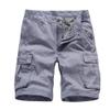 Relaxed Fit Cargo Shorts for Men Multi Pocket Casual Cotton Work Shorts Outdoor Straight Cargo Lounge Shorts (Grey,34) view 1