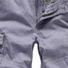 Relaxed Fit Cargo Shorts for Men Multi Pocket Casual Cotton Work Shorts Outdoor Straight Cargo Lounge Shorts (Grey,34) view 2