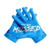 HIGHLIGHT FACTORY ATL G.O.A.T. Silhouette You Got Mossed/Ultra Grip Football Gloves (Baby Blue, Adult Small) view 3