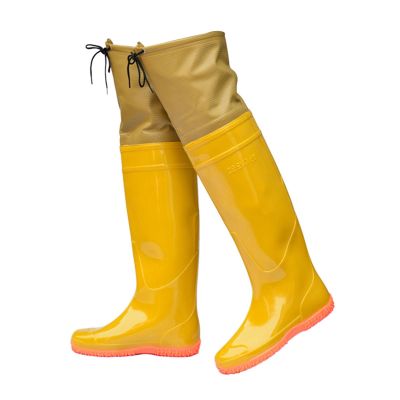 JCWGLY Waterproof Waders Boots for Men Women 60cm Knee High Fishing Boots Lightweight Hip Boots with Adjustable Straps(7)