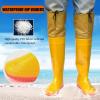 JCWGLY Waterproof Waders Boots for Men Women 60cm Knee High Fishing Boots Lightweight Hip Boots with Adjustable Straps(7) view 2